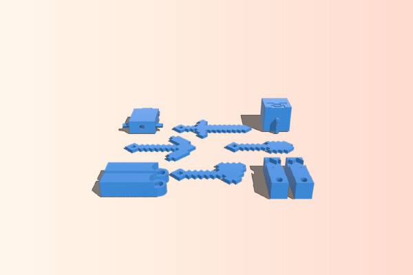 steve minecraft+attrezzi | 3d print model