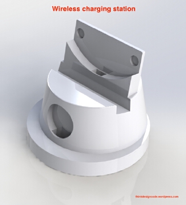 Wire _ Wireless charging dock for iPhone and Apple Watch | 3d print model