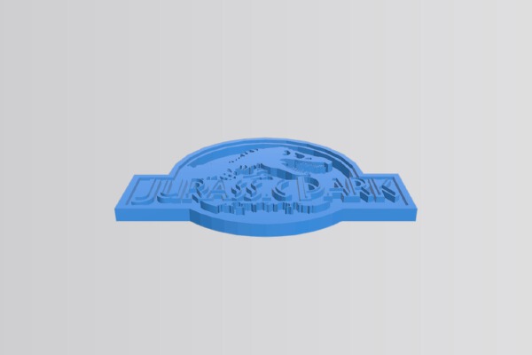 Jurassic Park Logo | 3d print model