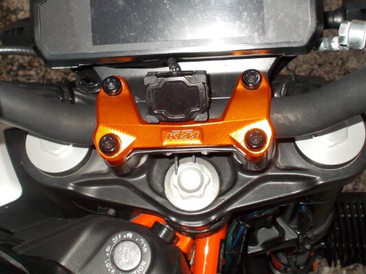 Holder for tyre pressure monitoring system TP-90 on KTM Duke | 3d print model
