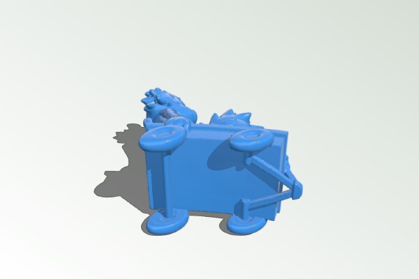 Calvin and Hobbes – Wagon | 3d print model