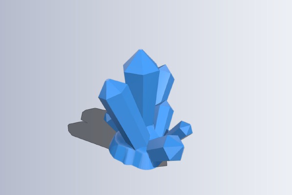 Leisure Time - Cluster Gem | 3d print model