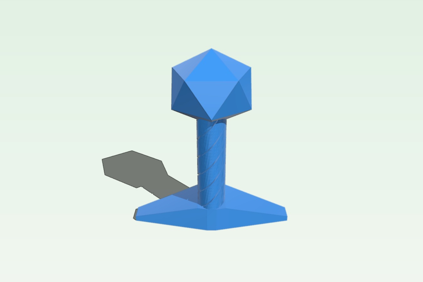 Dice Dagger, Sword, Tube, Thing! hilt with D20 shape pommel