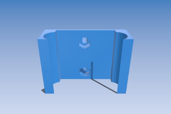 Phone holder for 22mm handlebar | 3d print model