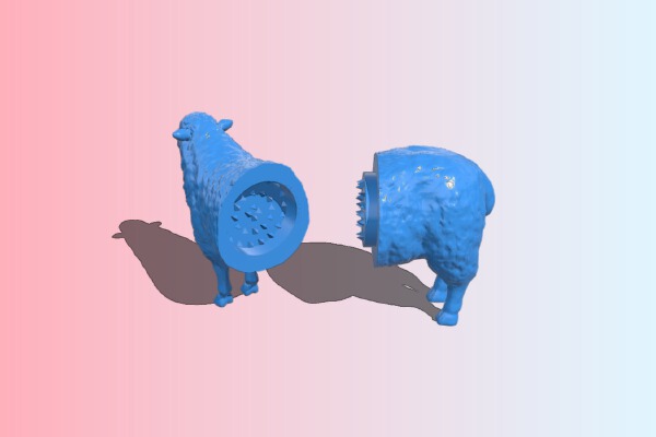 sheep grinder (weed hemp spices) | 3d print model