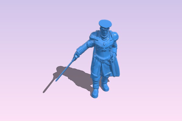 Paladin Guile | 3d print model