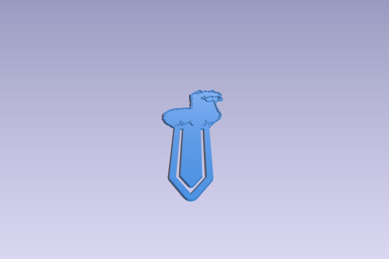 Alpaca Bookmark