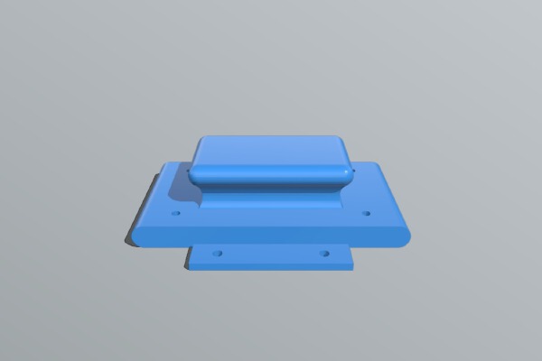 Sanding block with clamps | 3d print model