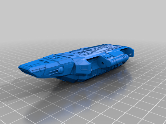 Zeta-Class Imperial Cargo Shuttle 1_270 Scale | 3d print model