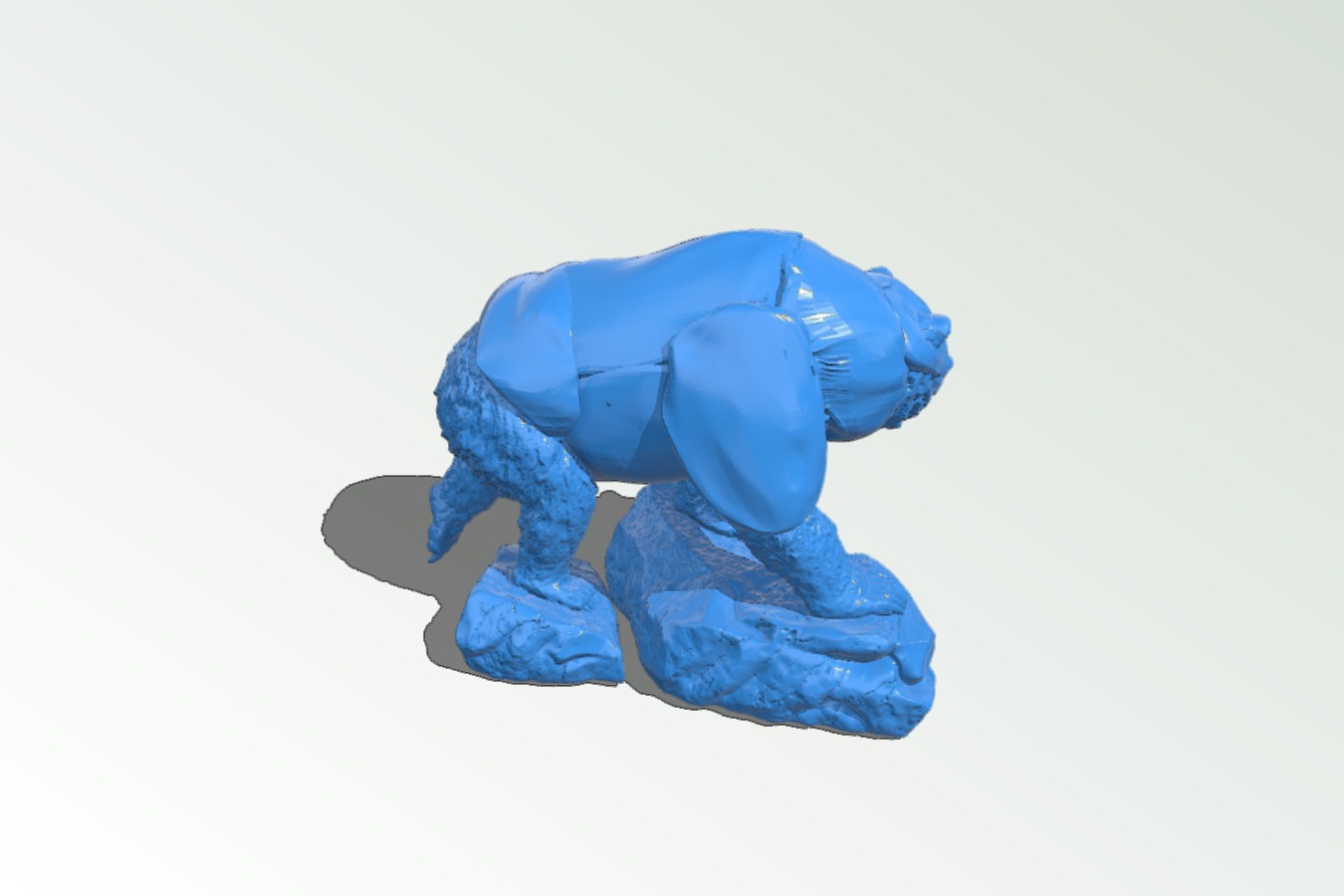 Warbear in Blue Ice Armor