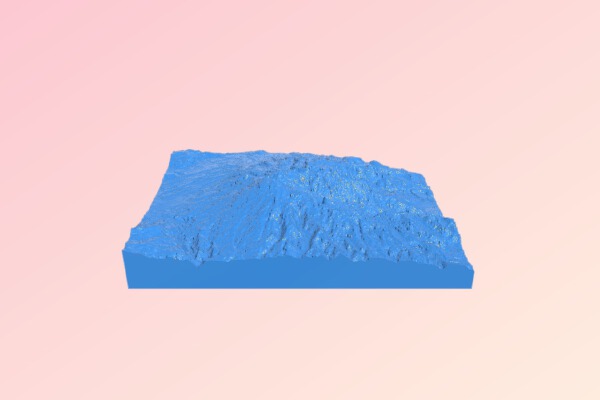 Galeras Volcano, Pasto, Colombia | 3d print model