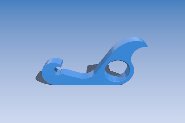 One handed bottle opener | 3d print model