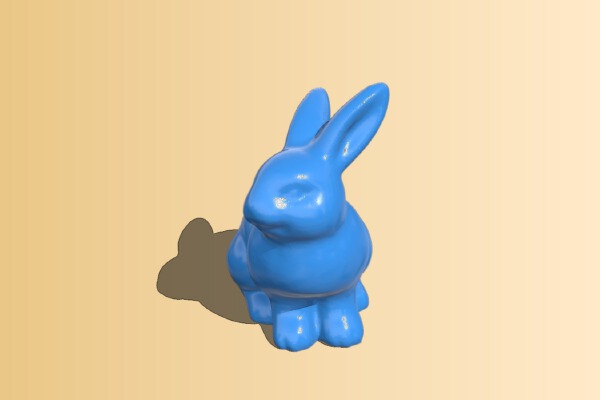 Easter Bunny sitting | 3d print model