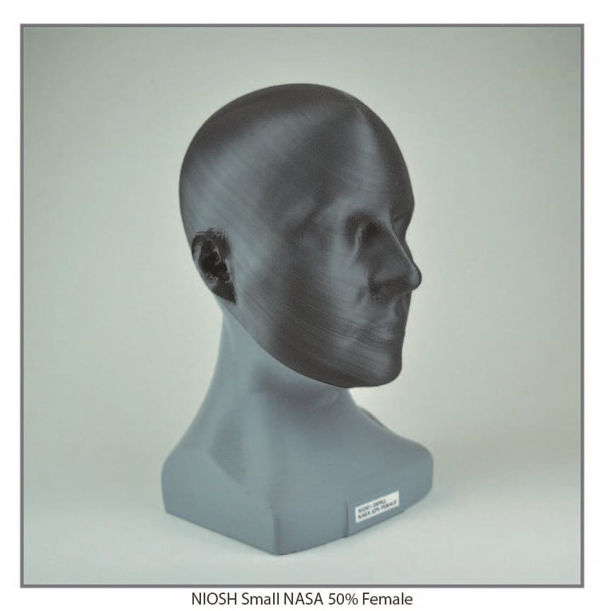 Life Sized Heads (NIOSH small and medium)