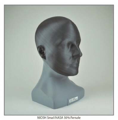Life Sized Heads (NIOSH small and medium) | 3d print model