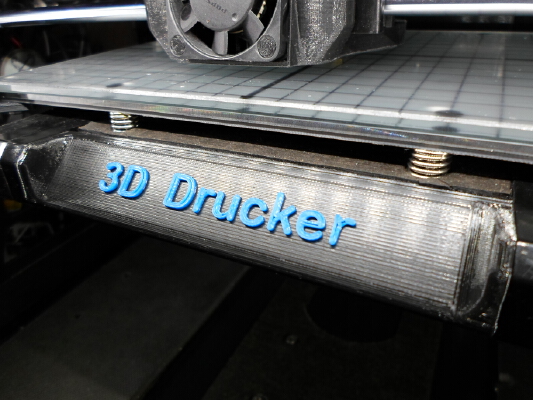 CTC, Flashforge Druckbett Frontblende _ Printbed Frontcover | 3d print model