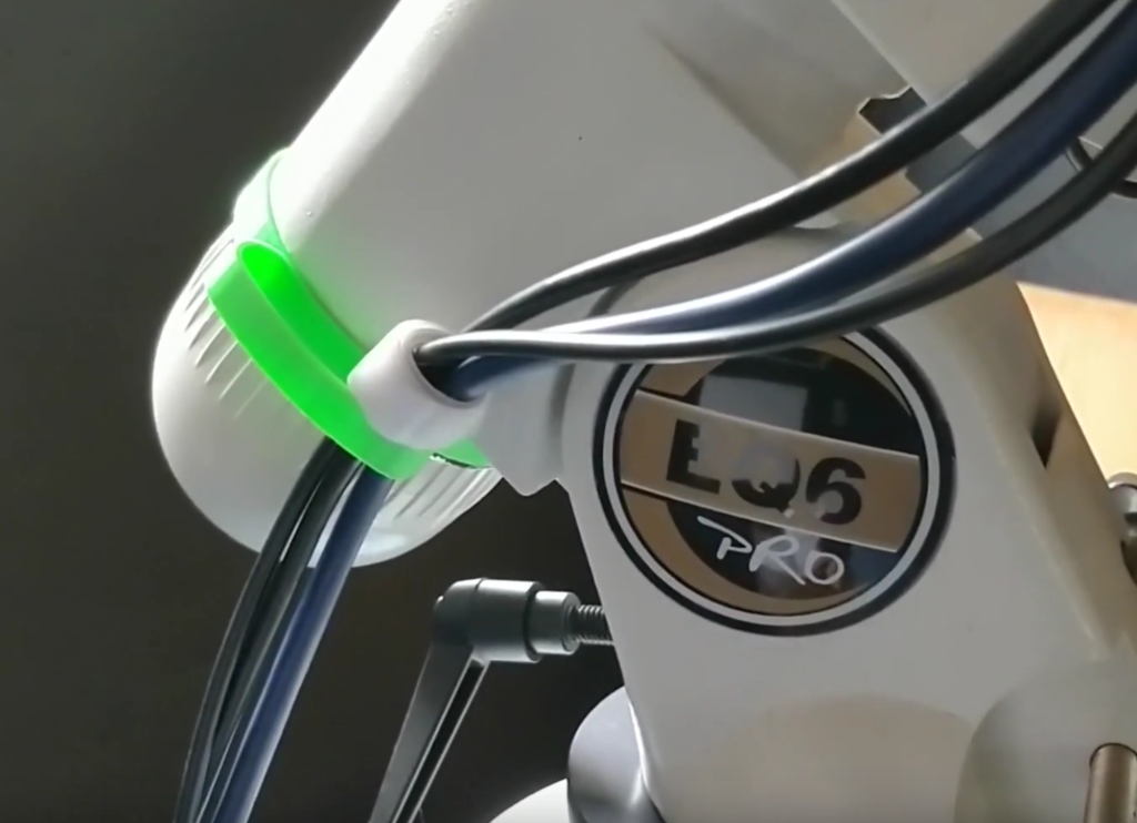 Skywatcher EQ6 Cable Management