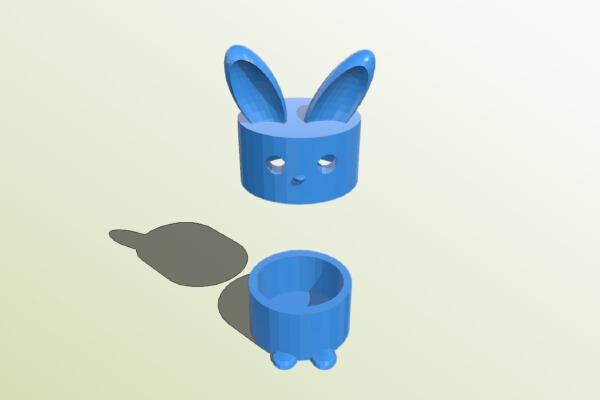 Bunny Cork Decorator | 3d print model