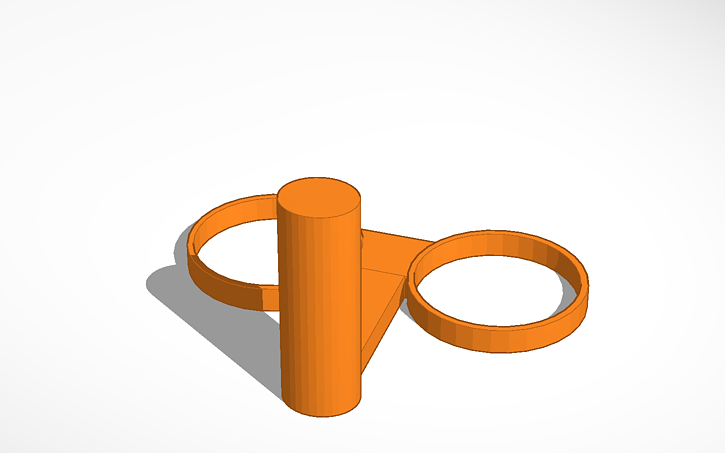 Dual cup holder _ carrier -20M Filament Medium Fill-