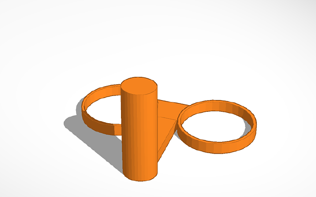 Dual cup holder _ carrier -20M Filament Medium Fill- | 3d print model