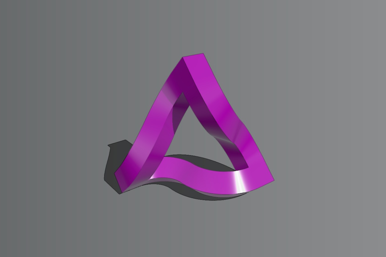 MC Escher Impossible triangle