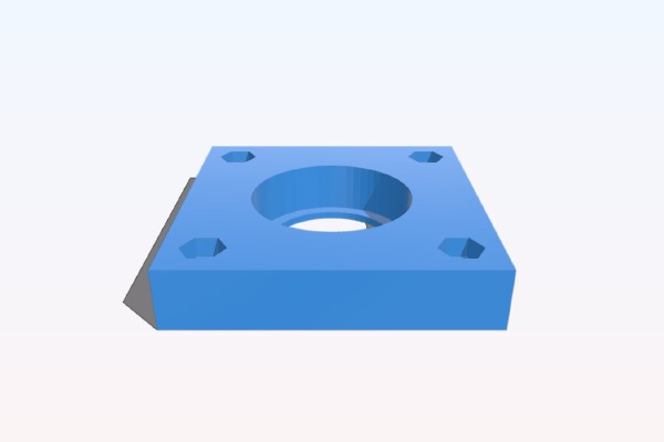 Parametric bearing housing | 3d print model
