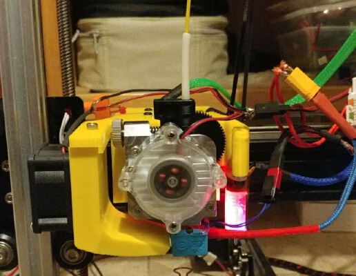 Titan Aero MGN Rail Mount (BlTouch + 40mmFan) | 3d print model