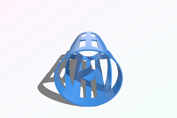 Oculular Pressure Magnifier (Lens-less) | 3d print model