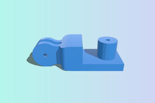 C270 adapter for the Raspberry Pi CAM Mount with integrated cable management | 3d print model
