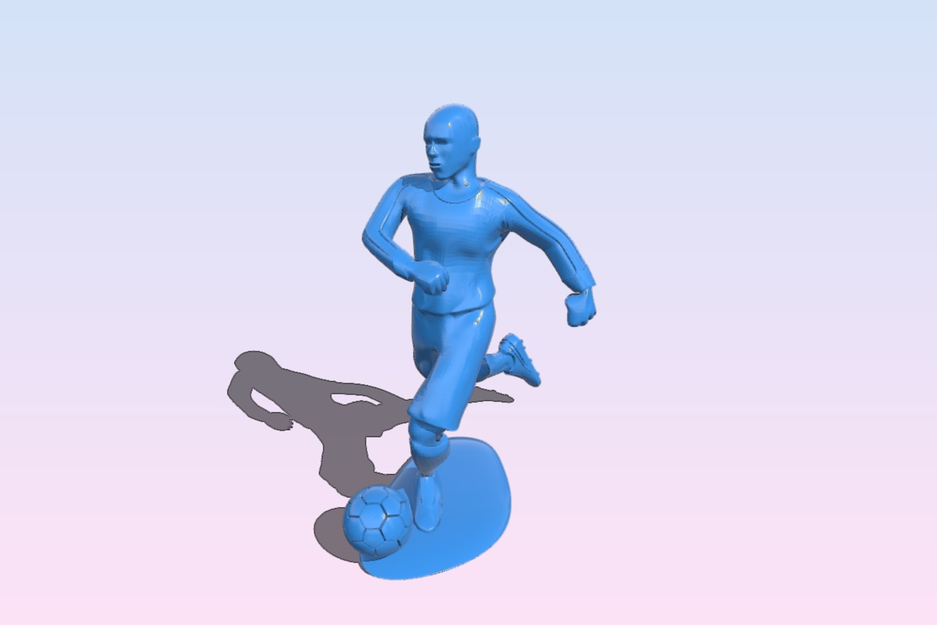 Brazil 2014 FIFA World Cup Football Soccer Player Kicking Ball