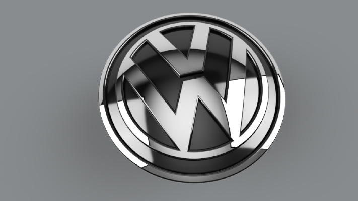 VW centre wheelcap | 3d print model