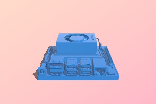 nVidia Jetson Xavier NX 3D model | 3d print model