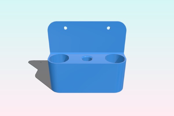 Stand for toothpaste and toothbrush | 3d print model