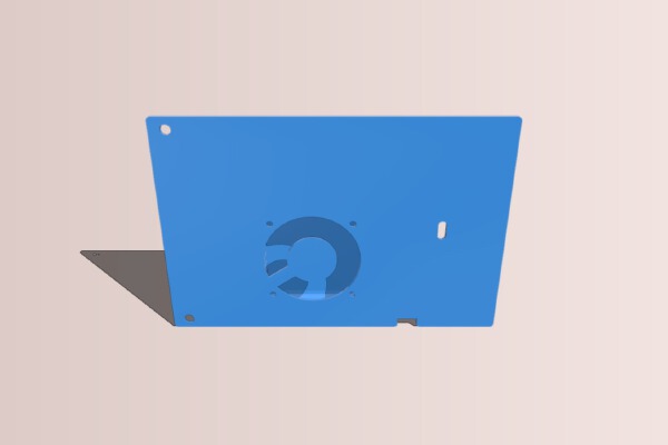 Creality Ender 3 board fan guard for 50 x 50 fan | 3d print model