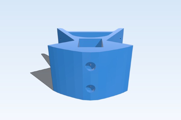 Kossel Modified for standard 1in and 3_4in OD Square Aluminum Tube | 3d print model