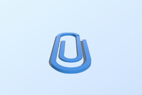 Paperclip Pagemarker Bookrule Clip | 3d print model