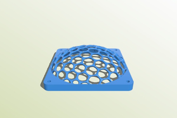 Organic Fan Guard 120mm | 3d print model