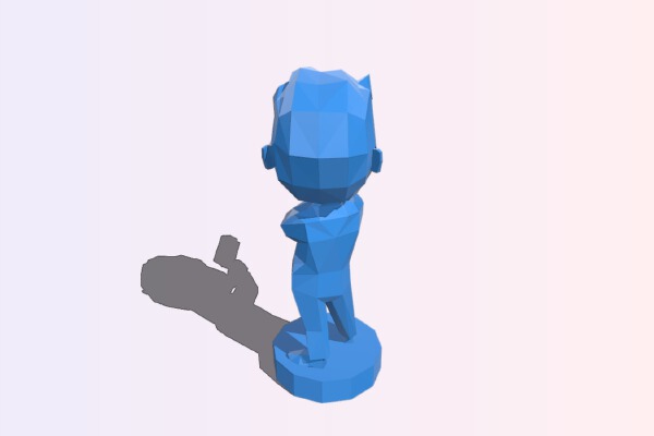 Fallout Small Gun Bobblehead | 3d print model