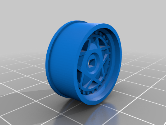 F40 Style Stock rims for AWD Mini Z_Xmods_K989 | 3d print model
