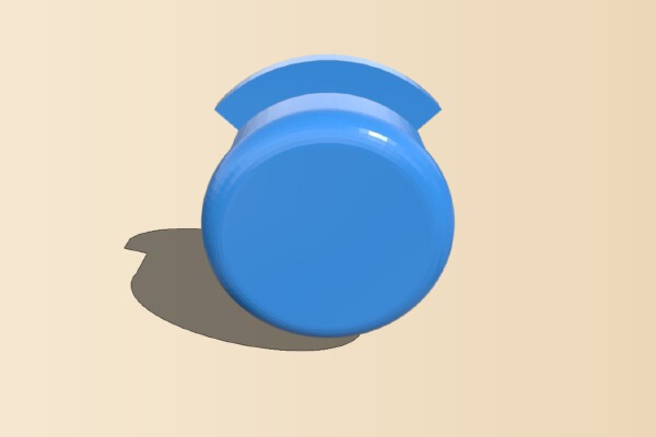 Button key for RenaultTraffic _ Boton para llave de Renault Traffic | 3d print model