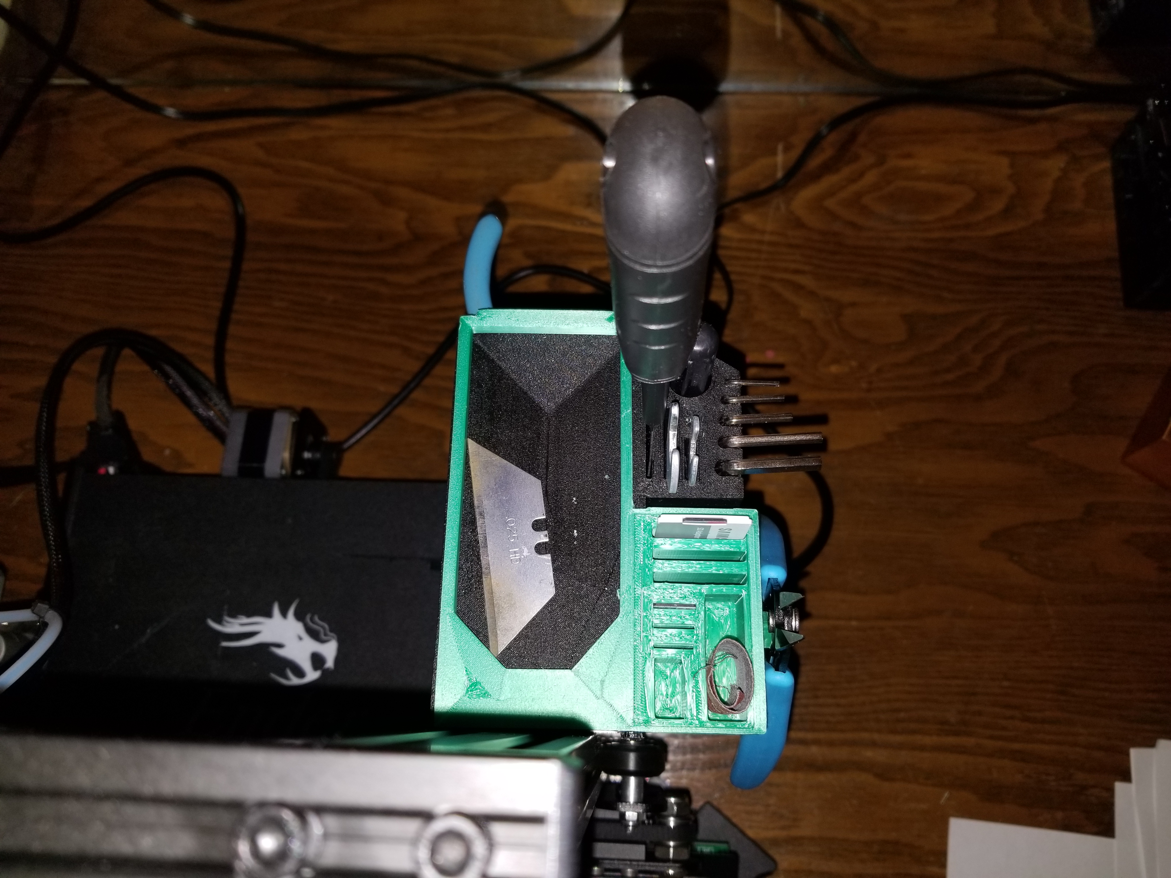 Ender 3 Tool Holder add on for power supply