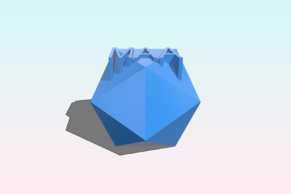 MAA Icosahedron | 3d print model