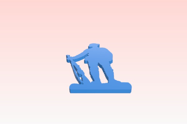 WW1 Remembrance Soldier Silhouette - Lest we forget | 3d print model