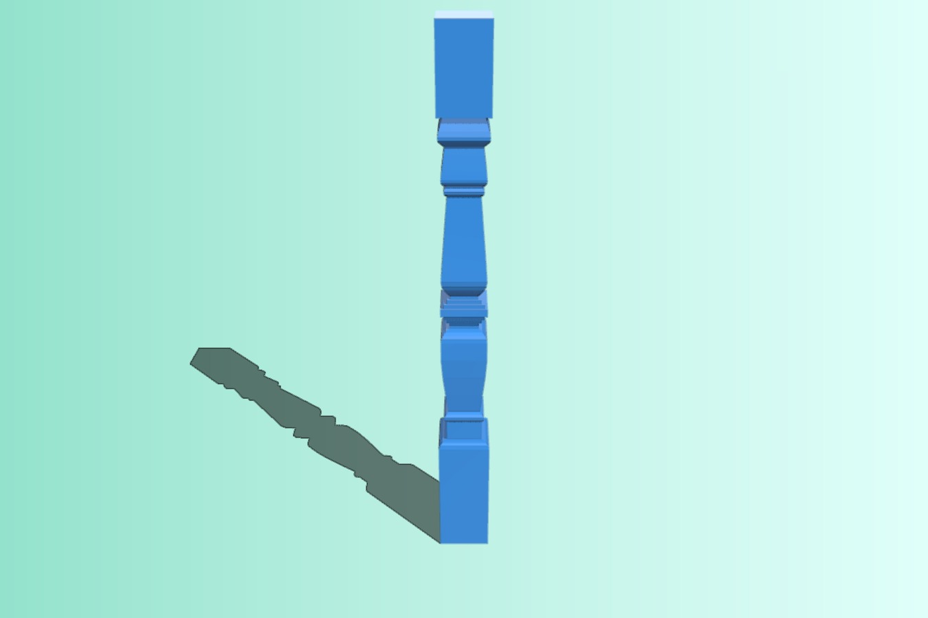 Table legs and chairs