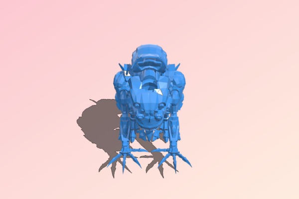 cyber mastiff - t model | 3d print model