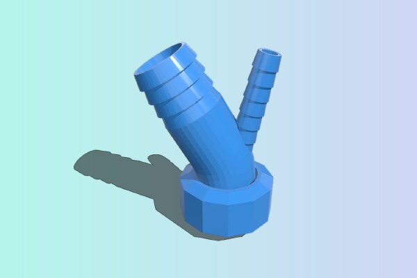 Condenser Dryer & Washing Machine Drain Hose Connector | 3d print model