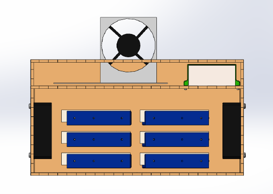 Low cost & Compact 12-Drive NAS case | 3d print model