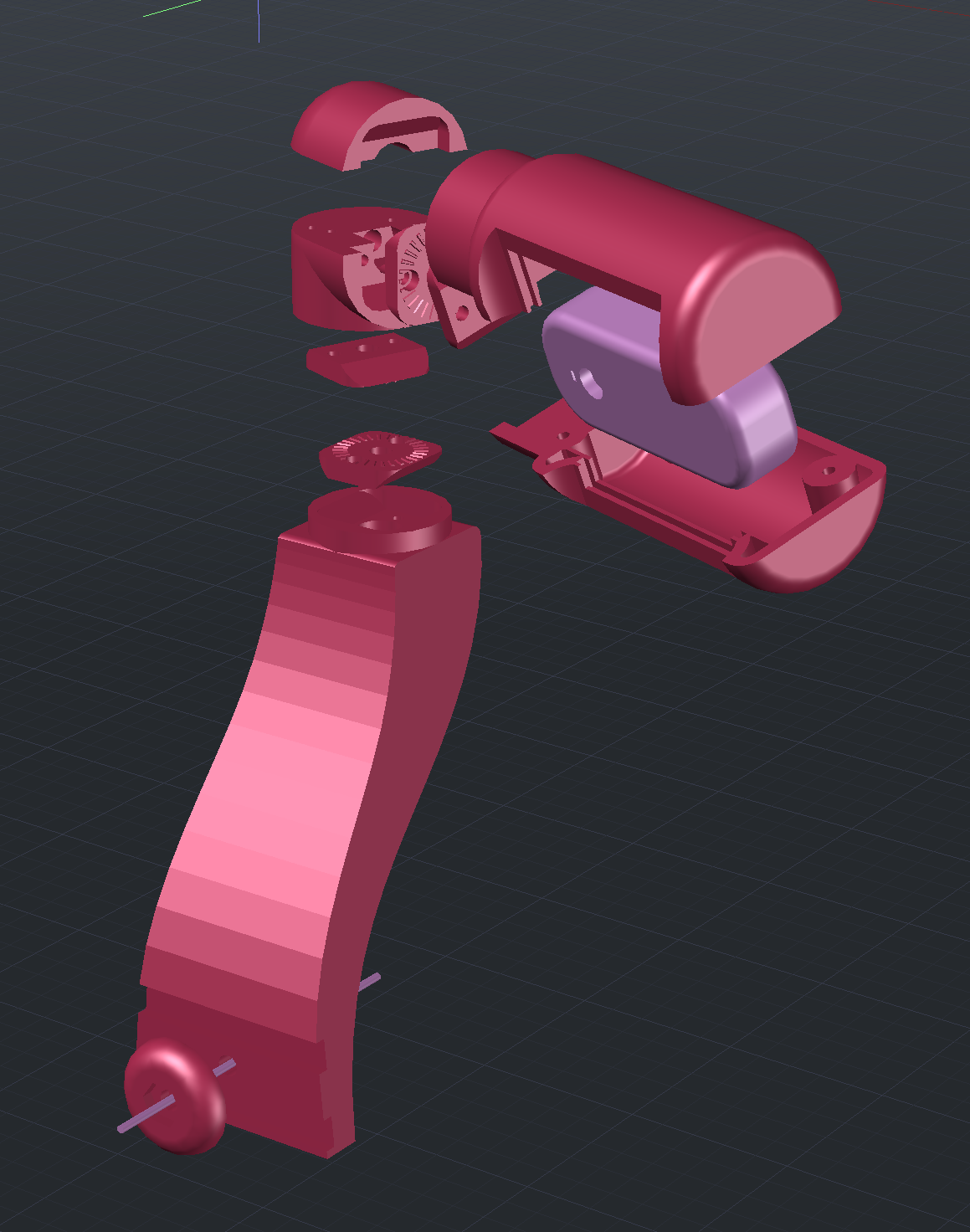 C170 webcam holder w_ spring loaded rotating mechanism (makerparts allmetal frame adapted stand)