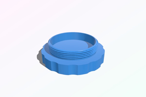 C-mount body cap | 3d print model