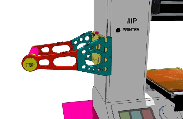 Universal Auxiliary _ Monoprice Select Mini Spool Holder Complete 1KG+ spools | 3d print model